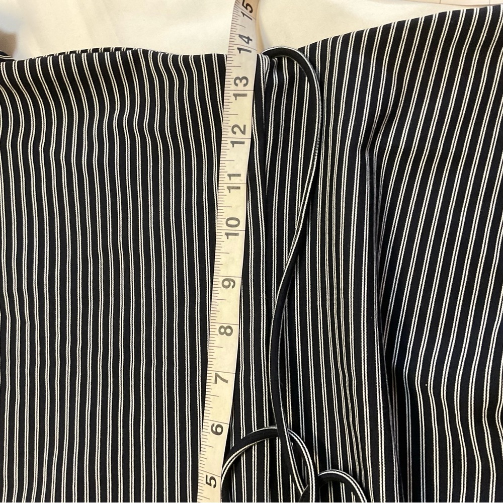 Club Monaco Striped Tie Waist Midi Dress Size S/P - Picture 8 of 11